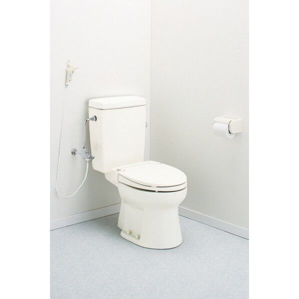 サンクリーン簡易水洗トイレセット(壁給水便器+タンク(手洗無)+暖房便座)