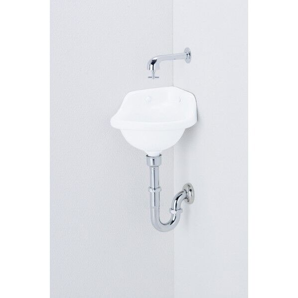 隅付手洗器セット(Pトラップ仕様)