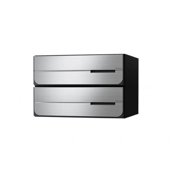ポスト 前入後出 3戸用 可変ダイヤル錠 防滴 KS-MB4402PU-3LK-S 1台