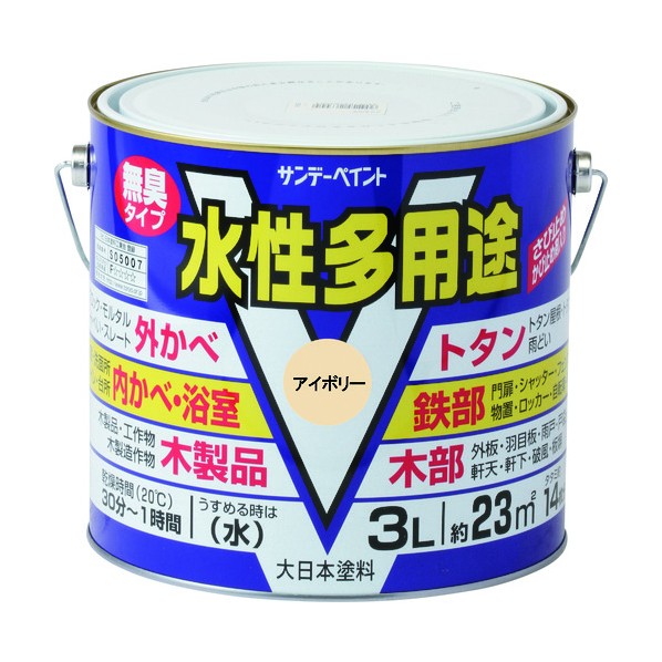 水性多用途 茶色 3L 263028 1点