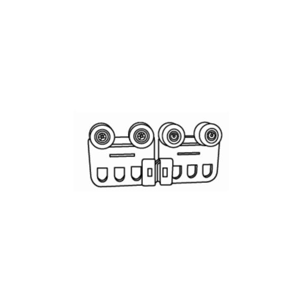 K23型カーテンレール用ZマグネットランナーW 共通 PRU2-22NA 1点