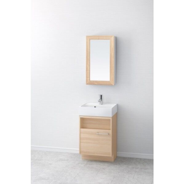 アサヒ衛陶 化粧台(デューク) 間口500mm ナチュラルベージュ LKDU500TFNJMM45FN1 1台