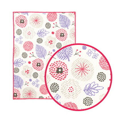 ふっくら吸水ふきん　布巾 ガーデン 約縦40×横28cm　 1