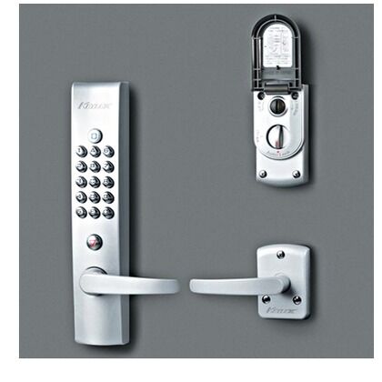 長沢製作所 キーレックス4000 自動施錠 プラグ切替 シルバー塗装 K423P AS 1...