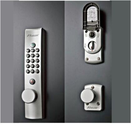 キーレックス4000 自動施錠 プラグ切替 ノブ