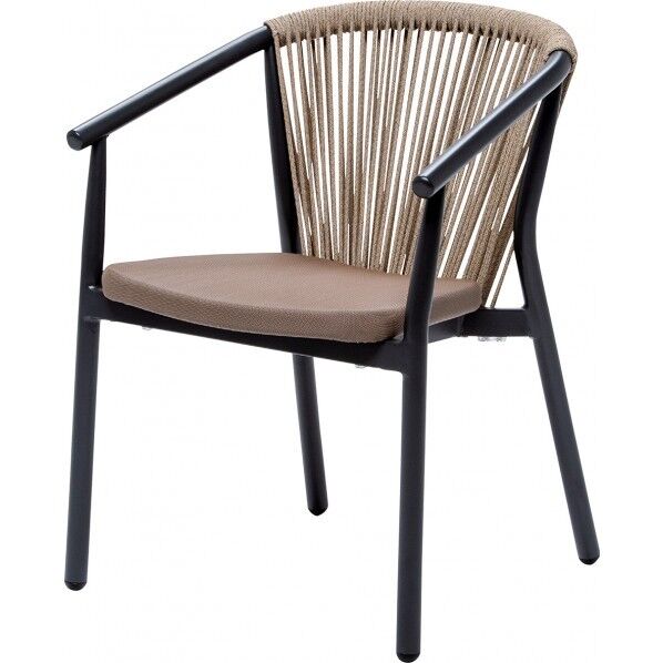 (タパス) サラゴサアームチェア サビア W約600×H約780・座面高約460×D約600mm 652611110 1個