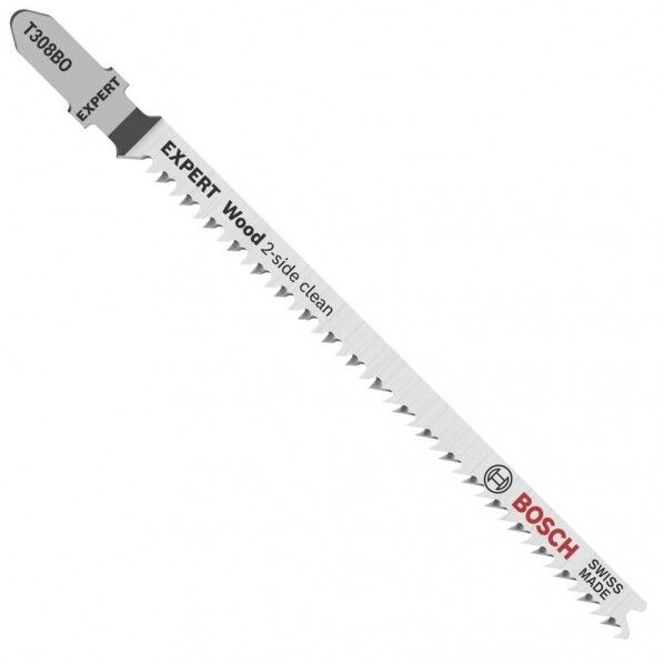 ジグソーブレード 炭素工具鋼 木工用 超仕上げ曲線切り用 T308BO 2608900554 3本