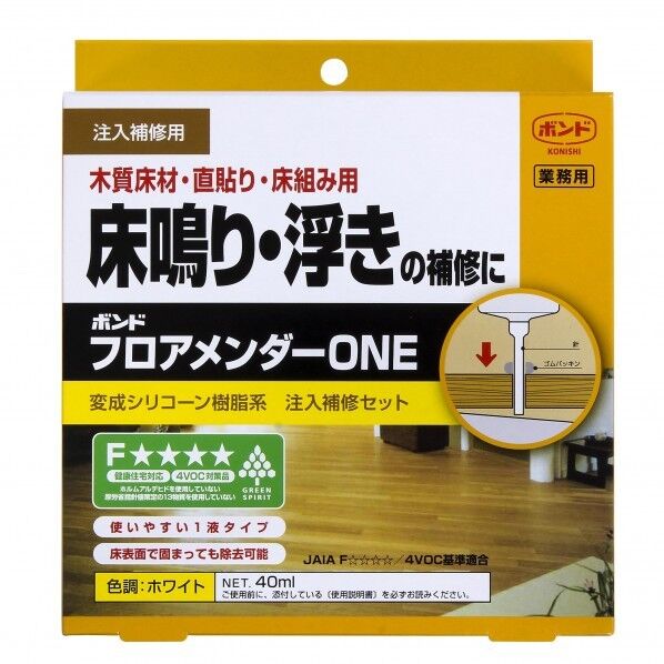 コニシ フロアメンダーONE 40mL ホワイト #05940 1個