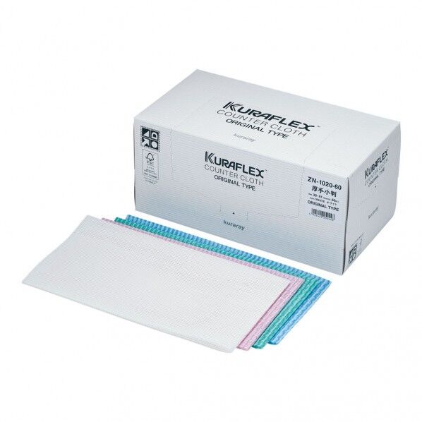 クラフレックスカウンタークロス60枚入 ピンク ZN-1021-60 1個