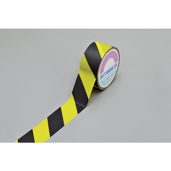 標示テープ HKT-2 262132 50mm幅×25m 黄/黒 1個