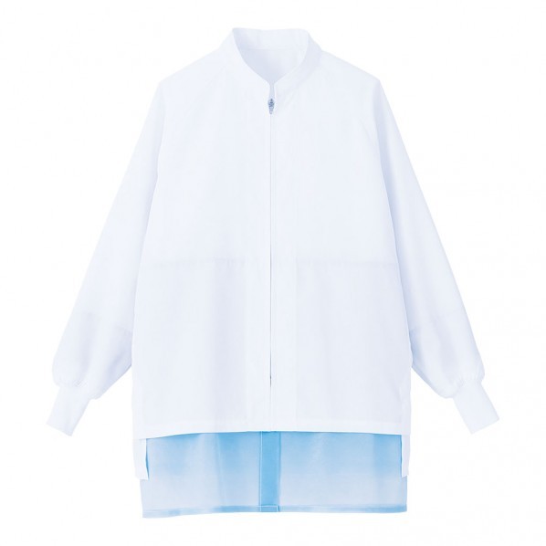 男女兼用長袖コート(ホワイト) ホワイト S SZ421-W 1個