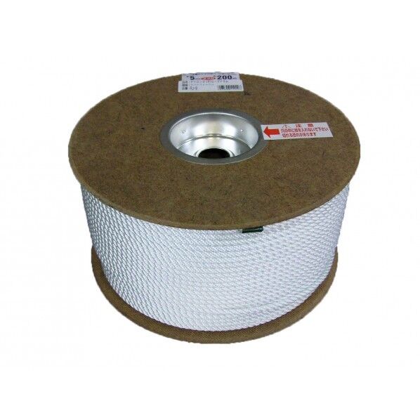 ユタカ RJ-9 ナイロン3ッ打ロープドラム 5mmX200m RJ-9 1個