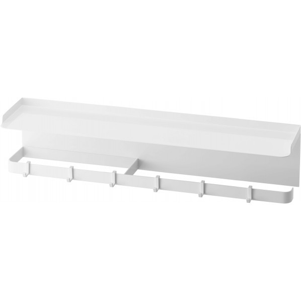 マグネットワイドキッチンツールフック&トレー タワー ホワイト 5690 1点