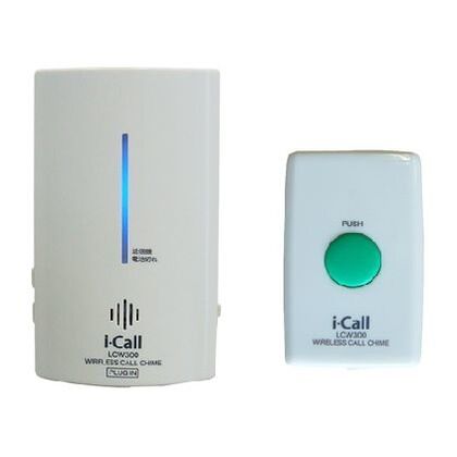 プラグイン・ワイヤレスコールチャイム ホワイト 127(W)×79(H)×43(D)mm LCW300 1