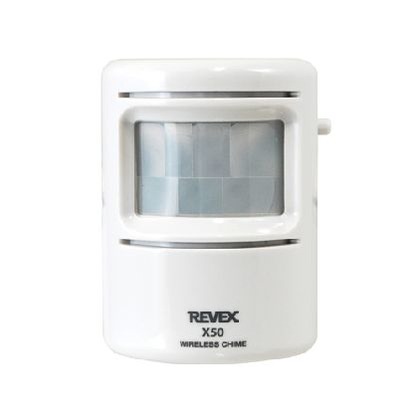 ワイヤレスチャイム人感送信機 ホワイト 約W59×H80×D46mm X50 1