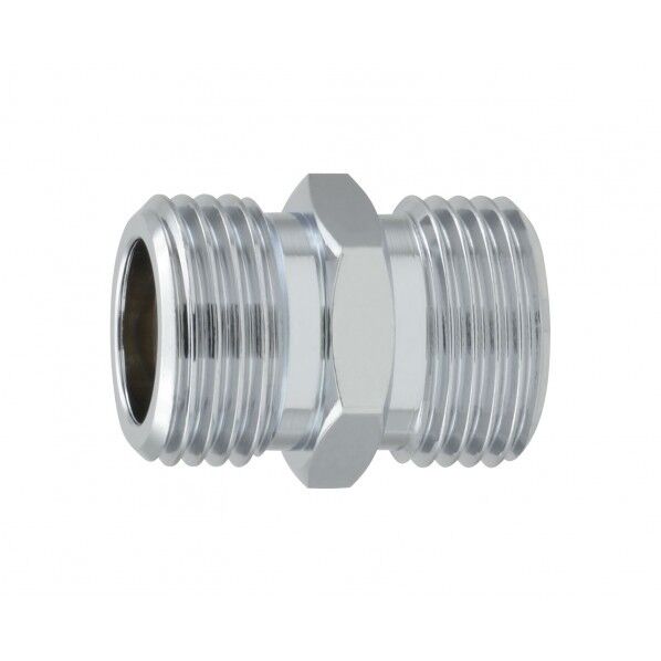 フレキパイプ用平行ニップル 呼13用 水道配管継手 GA-JE026 1個