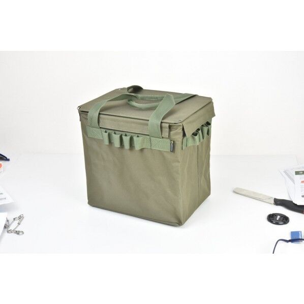 BEL BM-385 ワンタッチツールバケット オリーブグリーン BM-385 1個