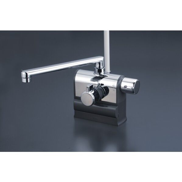 デッキ形サーモスタット式シャワー 右ハンドル仕様 (240mmパイプ付)