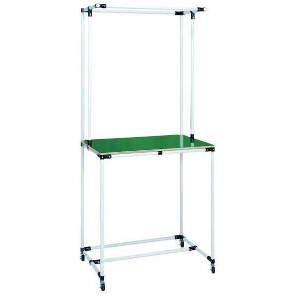 セル作業台 オフホワイト 外寸:W900×H600×H2000(天板までH950mm) SPR-11 1台