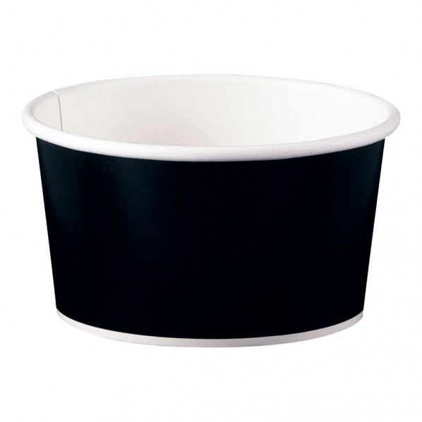アイス&スープカップ8オンス(50個入) ブラック(PLAラミ) 1個