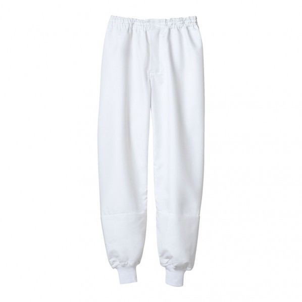 男女兼用パンツ 白 ホワイト S CP7721-2 1個