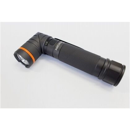 首振りLEDライト 300ルーメン 充電式 ブラックライト機能&強力マグネット付 全長:160mm B75 1