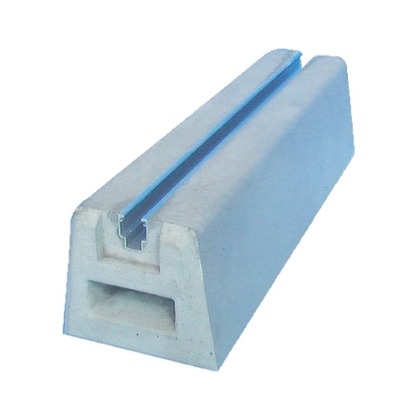 タイガーベース ロックレール付(アルミアルマイト加工)L400-100タイプ 長さ:400(mm)、幅:上部80(mm)、下部110(mm)、高さ:100(mm) L400-100 1本