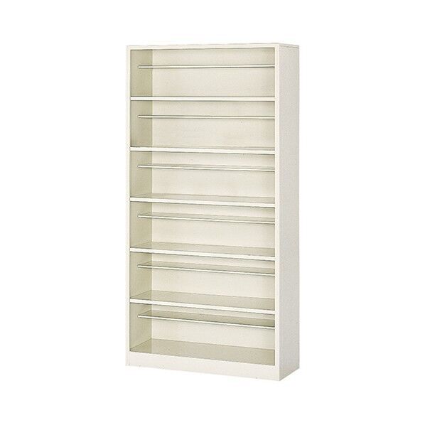 シューズボックス 1列6段 24人用 オープンフリータイプ セミホワイト 1770mm BC-9(N) 1台