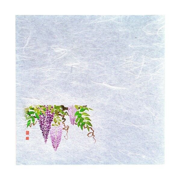 ヤマコー 新・濡れ奉書紙 藤 QHU12 100枚