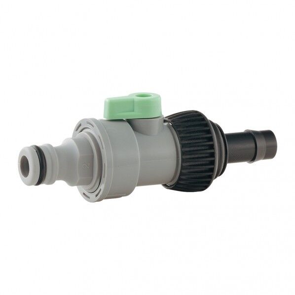 止水コックつきアダプター ウォータースプレイパイプ用 ワンタッチ接続