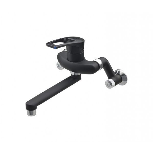 シングルレバー混合栓 (マットブラック キッチン用 おしゃれ)
