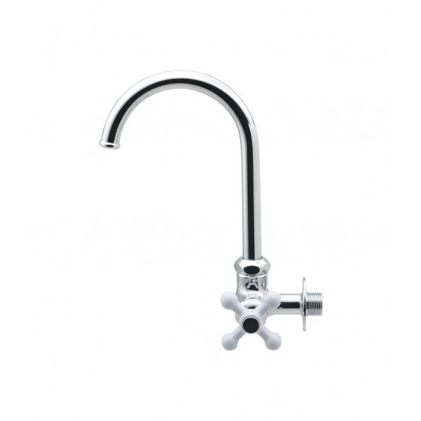 横形スワン水栓 おしゃれ