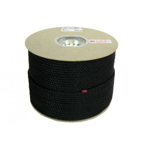 ユタカ RE-104ブラック PEカラーロープドラム 6X200m RE-104 1個