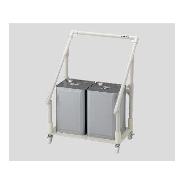 廃液回収トレーワゴン一斗缶1ヶ用 1-6083-03 1