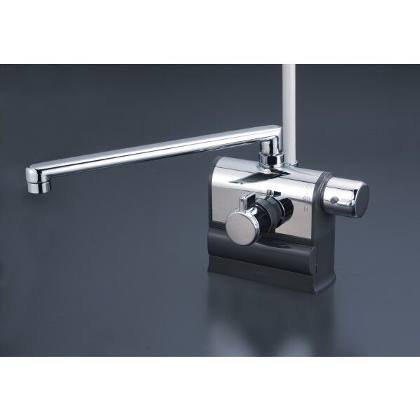 デッキ形サーモスタット式シャワー 右ハンドル仕様 (300mmパイプ付)