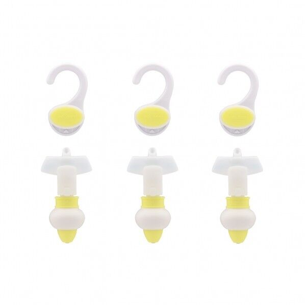 GAONA 詰め替え用パックがそのまま使える ミニホルダーとポンプ3個セット イエロー GA-FP039 1個...