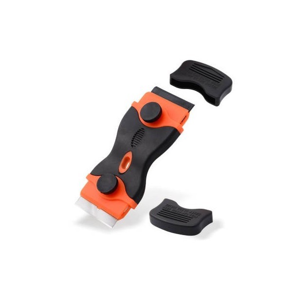 シール・ステッカー・値札剥がしスクレーパーCN057 替刃5枚×2種類の計10枚付 30001 1セット