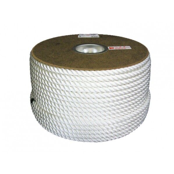 ユタカ RJ-6 ナイロン3ッ打ロープドラム 12X100m RJ-6 1個