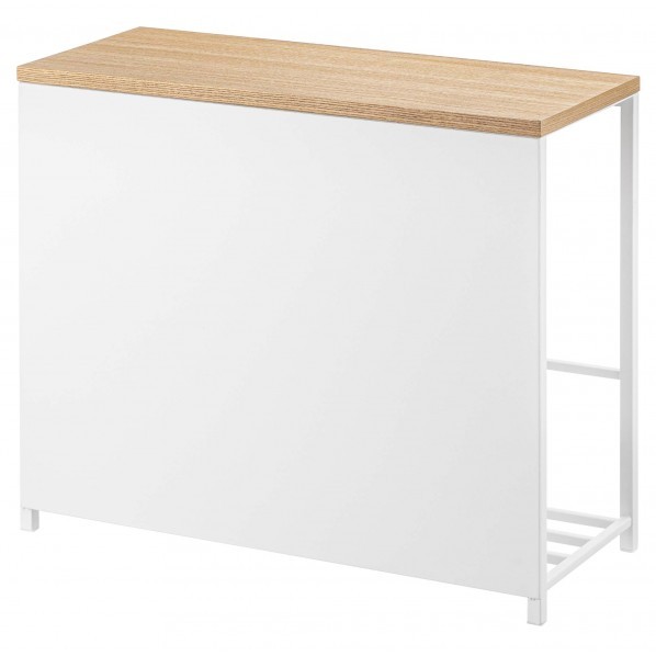 収納付き玄関ベンチ タワー ホワイト 5670 1点