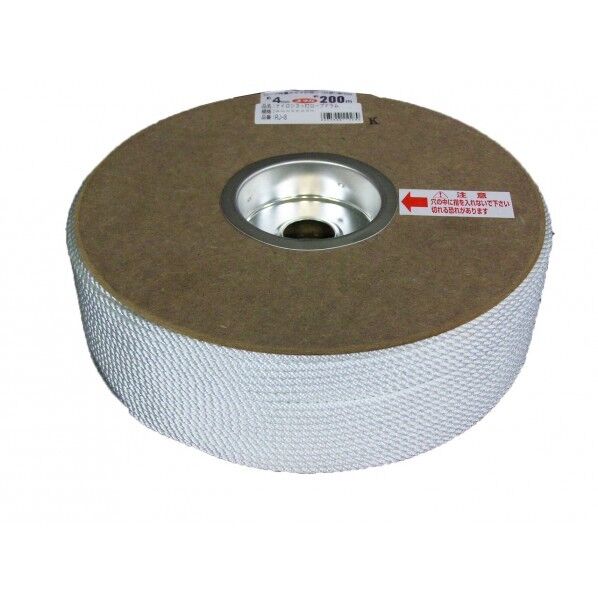 ユタカ RJ-8 ナイロン3ッ打ロープドラム 4mmX200m RJ-8 1個