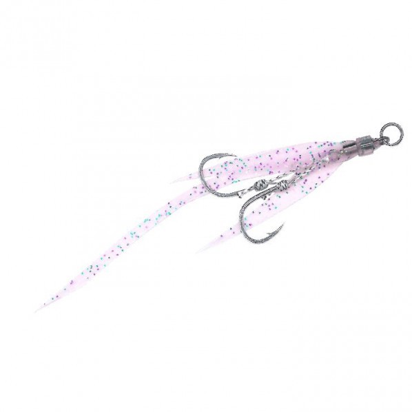 アシストフック ネクタイチューン フィッシュテール FS580 クリアーピンク Mサイズ FS580-M-2 1個