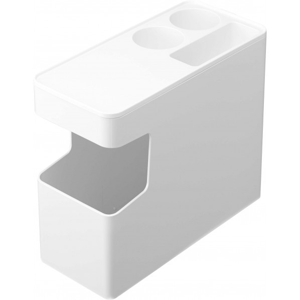 車載用コンソールゴミ箱 タワー ホワイト 6135 1点