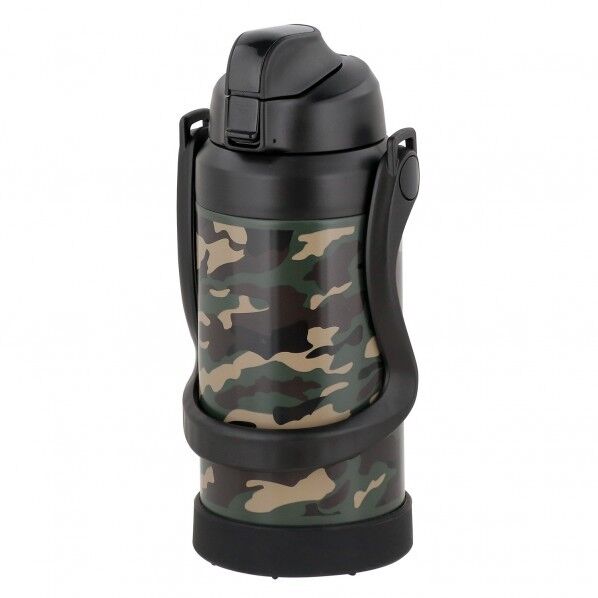 ダブルステンレス スポーツジャグ カモフラージュパターン 1.8L カーキ カーキ NQ-0141 1個