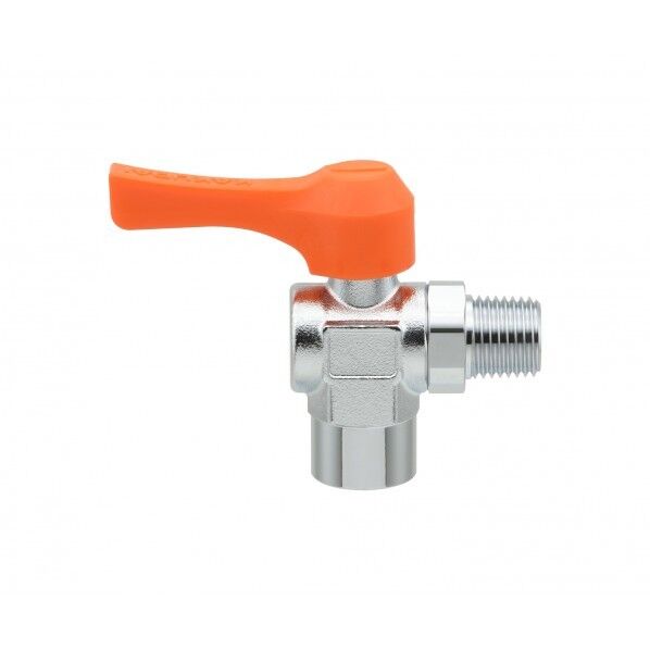 ミニボールバルブ Rc1/4×R1/4 水・エアー・油用 アングル型 GA-JM116 1個