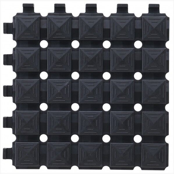 足元が汚れにくいラバーマット 25×25×2.1cm 1個