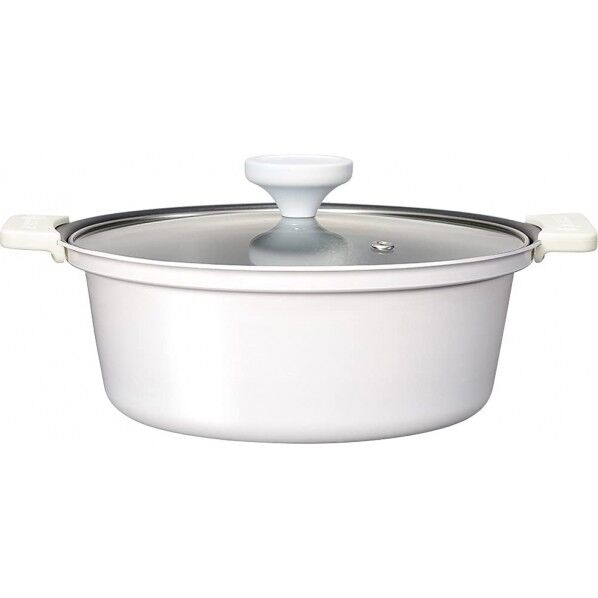 フラッコ ザ・テーブルポット ホワイト 25×20.5×10.5cm 1.8L RB-2498 1個