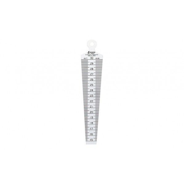 ※法人専用品※シンワ測定 テーパーゲージ No700B 15~30mm 校正証明書+トレサビリティ体系図付 31X1.2X154mm 62605 1個