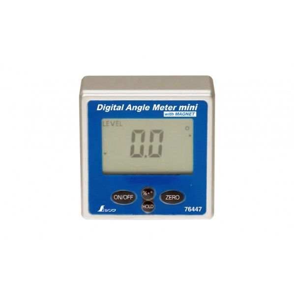 ※法人専用品※シンワ測定 デジタルアングルメーター ミニ マグネット付 校正証明書+トレサビリティ体系図付 55X30X55mm 76447 1個...