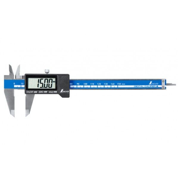 ※法人専用品※シンワ測定 デジタルノギス 大文字2 150mm 校正証明書+トレサビリティ体系図付 235X77X15.5mm 19995 1個...