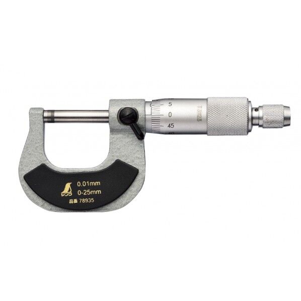 ※法人専用品※シンワ測定 マイクロメーター 0~25mm 校正証明書+トレサビリティ体系図付 52X128X20mm 78935 1個...
